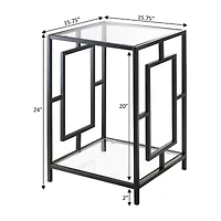 Town Square Metal End Table