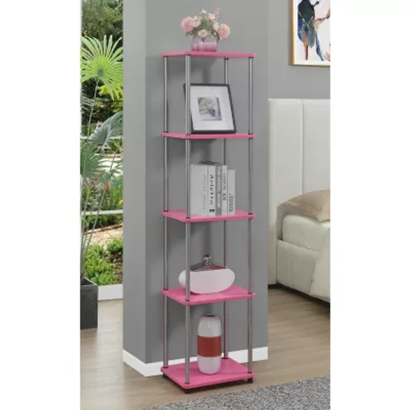Desing2go 4-Shelf Standard Bookshelf