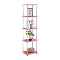 Desing2go 4-Shelf Standard Bookshelf