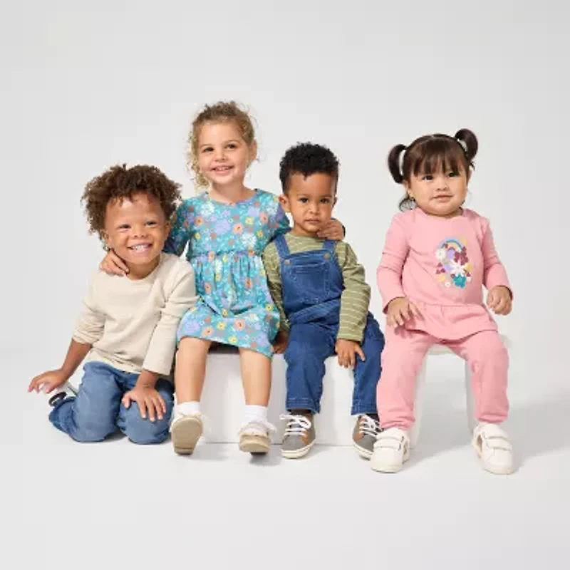 Okie Dokie Toddler & Little Boys Adjustable Waist Straight Leg Jean