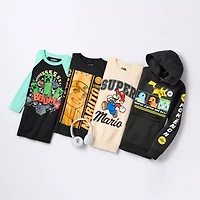 Little & Big Kid Boys Long Sleeve Pokeman Fleece Hoodie