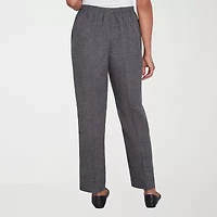 Alfred Dunner Worth Avenue Womens Straight Pull-On Pant