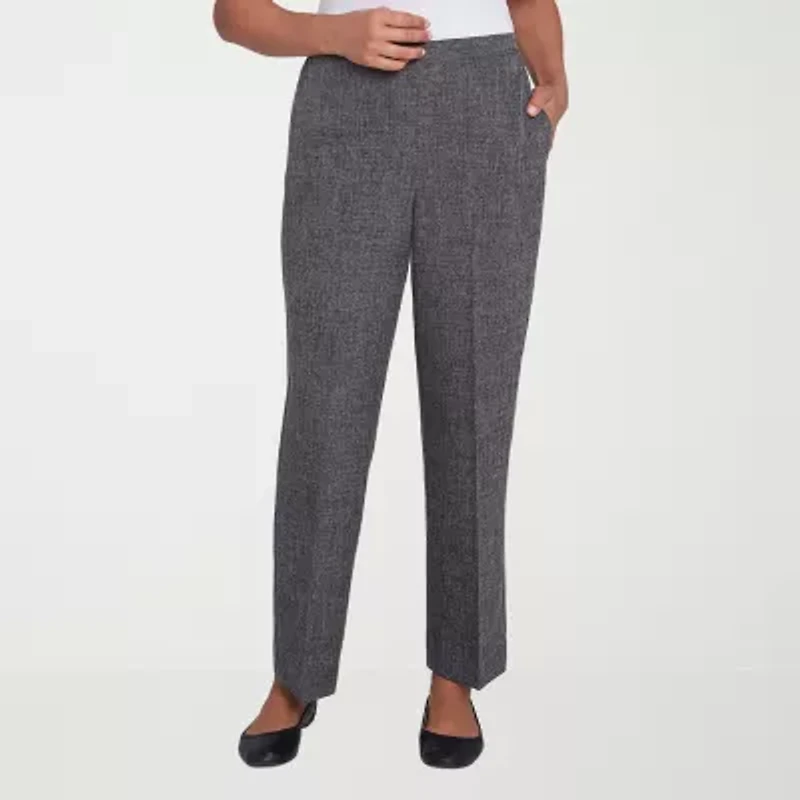 Alfred Dunner Worth Avenue Womens Straight Pull-On Pant