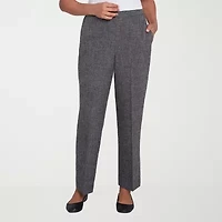 Alfred Dunner Worth Avenue Womens Straight Pull-On Pant