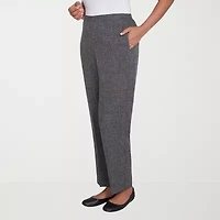 Alfred Dunner Worth Avenue Womens Straight Pull-On Pant