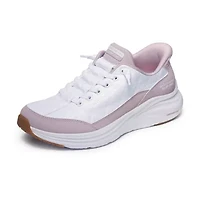 Skechers Hands Free Slip-Ins Contour Foam Cozy Womens Almond Closed Toe Slip-On Shoe-Wide Width