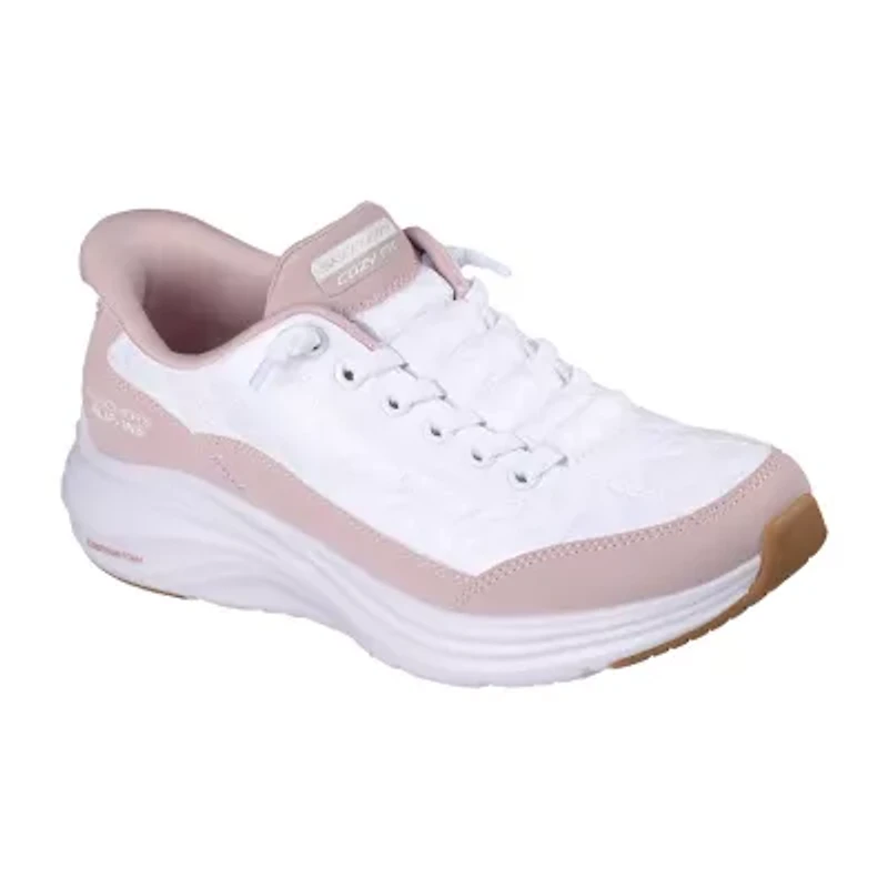 Skechers Hands Free Slip-Ins Contour Foam Cozy Womens Almond Closed Toe Slip-On Shoe-Wide Width
