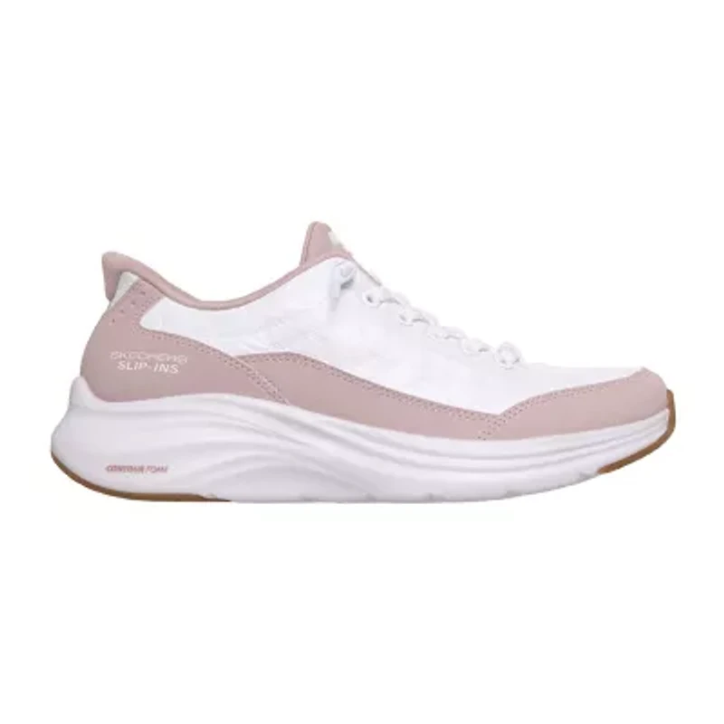 Skechers Hands Free Slip-Ins Contour Foam Cozy Womens Almond Closed Toe Slip-On Shoe-Wide Width