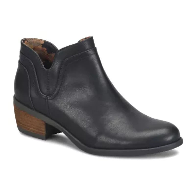 BOC by Born Womens Lena Stacked Heel Booties
