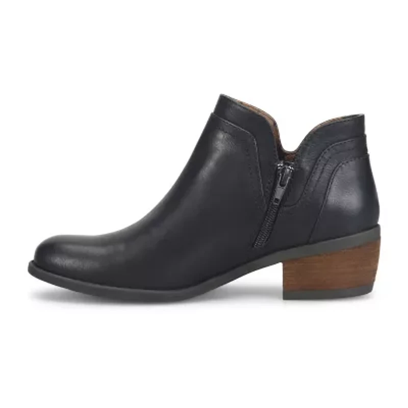 BOC by Born Womens Lena Stacked Heel Booties