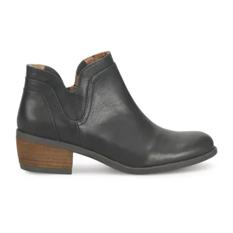 BOC by Born Womens Lena Stacked Heel Booties