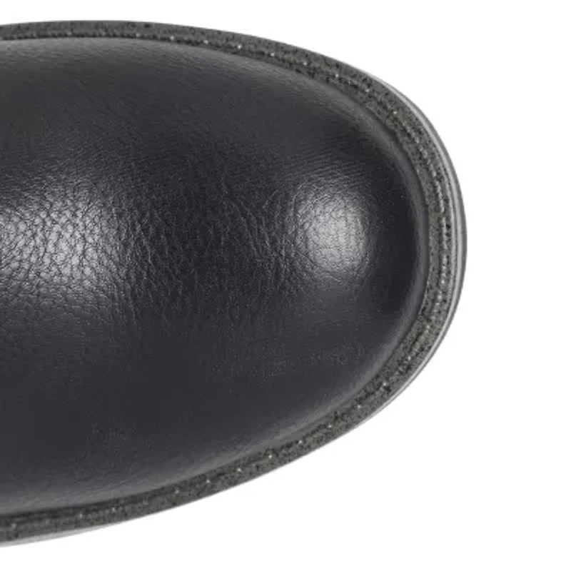 BOC by Born Womens Shai Block Heel Motorcycle Boots