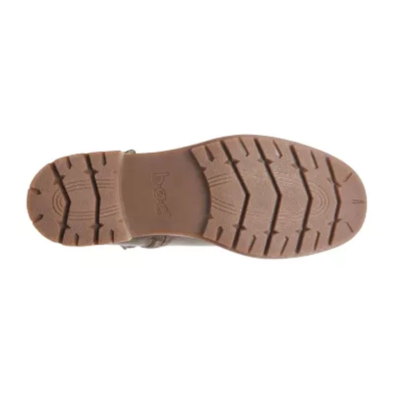 BOC by Born Womens Shai Block Heel Motorcycle Boots