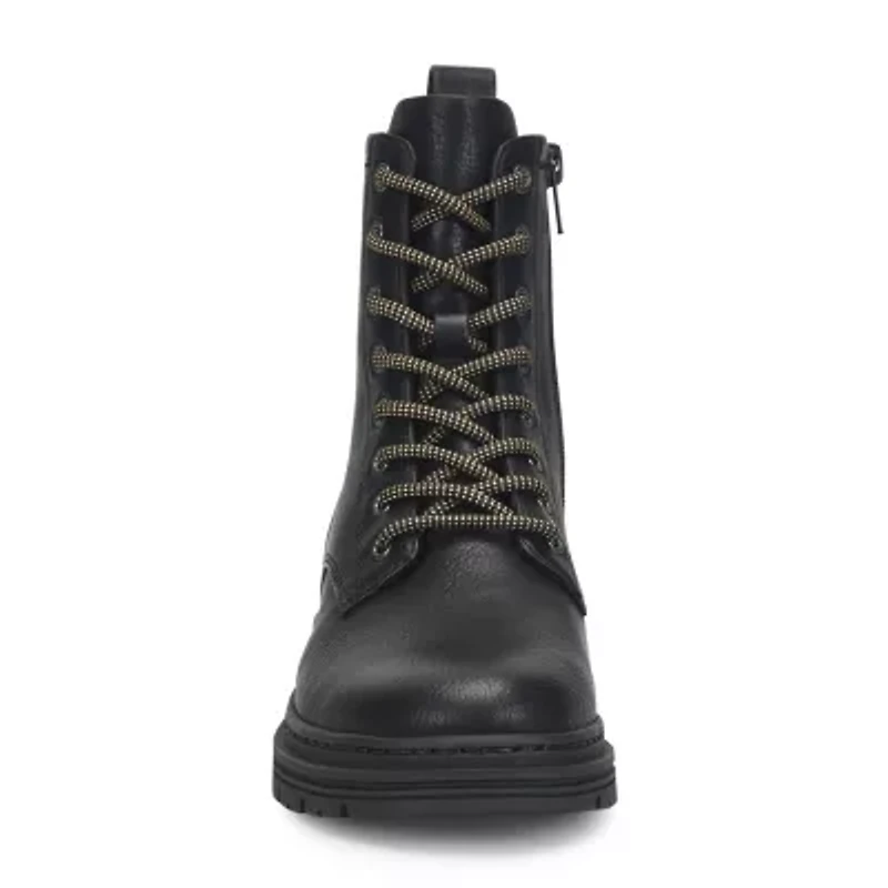 BOC by Born Womens Lauper Flat Heel Lace Up Boots