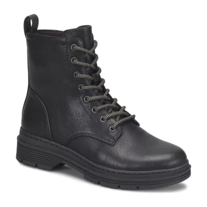BOC by Born Womens Lauper Flat Heel Lace Up Boots