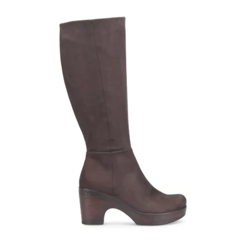 BOC by Born Womens Brogan Chunky Heel Dress Boots