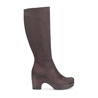 BOC by Born Womens Brogan Chunky Heel Dress Boots