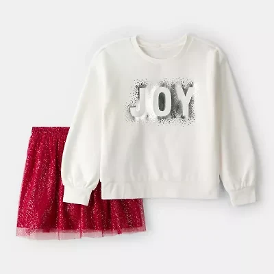 Carter's Holiday Joy Little & Big Kid Girls 2-pc. Skort Set