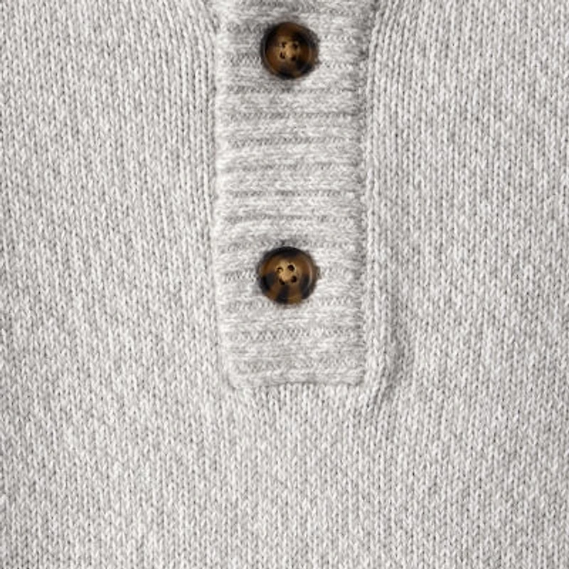 Carter's Little & Big Kid Boys Mock Neck Long Sleeve Pullover Sweater