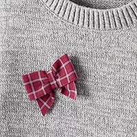 Carter's Toddler Girls Round Neck Long Sleeve Pullover Sweater