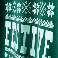 Carter's Little & Big Kid Girls Holiday Round Neck Long Sleeve Pullover Sweater