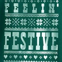 Carter's Holiday Little & Big Kid Girls Round Neck Fleece Long Sleeve Sweatshirt