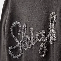 Carter's Little & Big Kid Girls Holiday Round Neck Long Sleeve Pullover Sweater