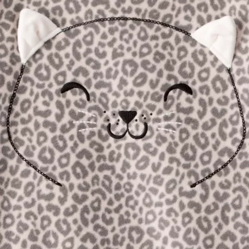 Carter's Toddler Girls Fleece Round Neck Long Sleeve Nightgown