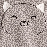 Carter's Toddler Girls Fleece Round Neck Long Sleeve Nightgown