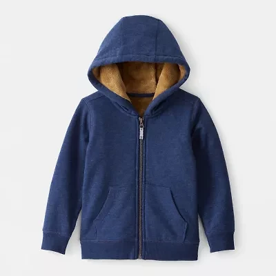 Carter's Toddler Boys Hooded Fleece Long Sleeve Sweatshirt