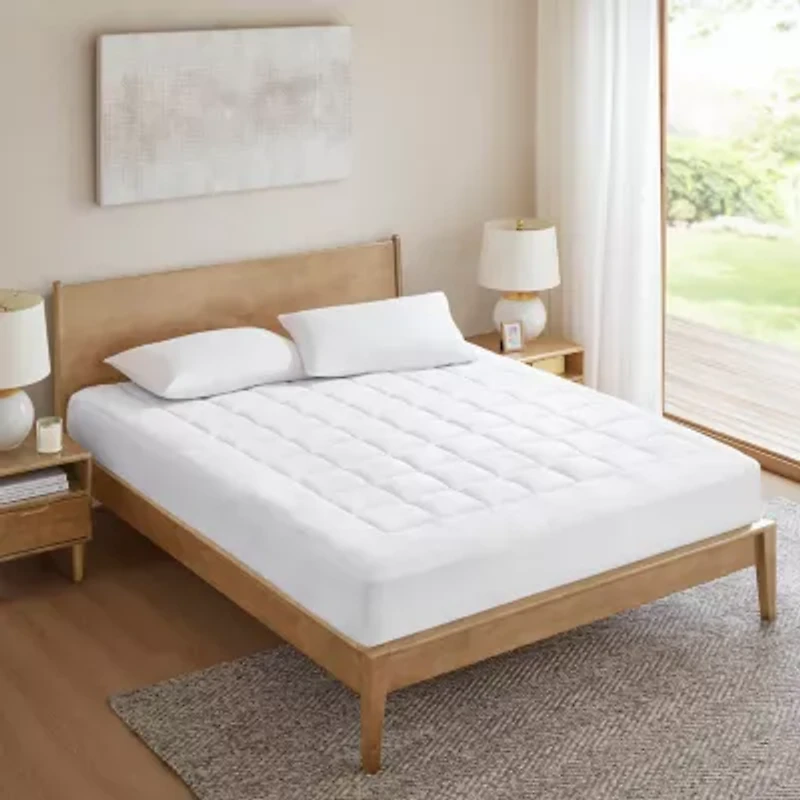Madison Park Cloud Soft Plush Waterproof Quilted Mattress Pad