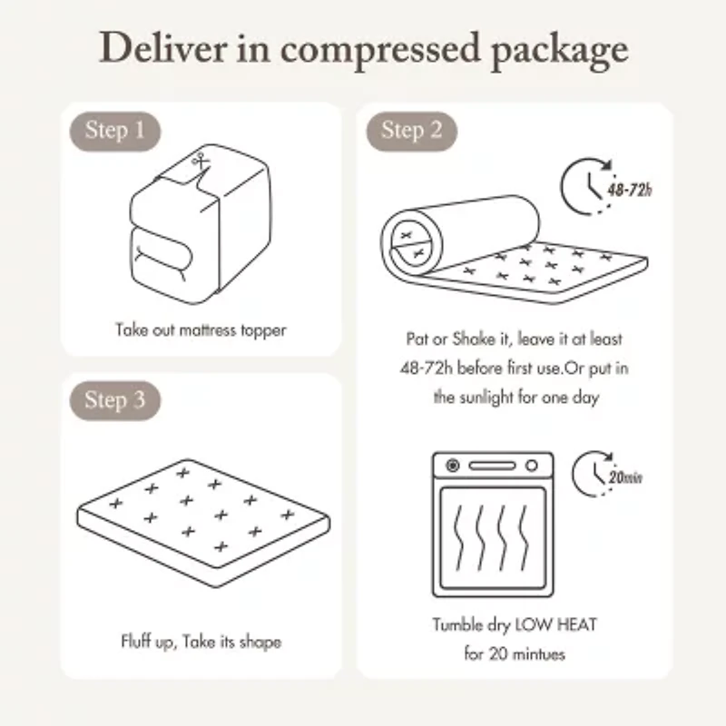 Madison Park Cloud Soft Plush Waterproof Quilted Mattress Pad