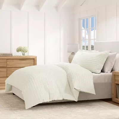 Linery 100% Cotton Waffle Weave Duvet Cover Set Duvet Cover Set