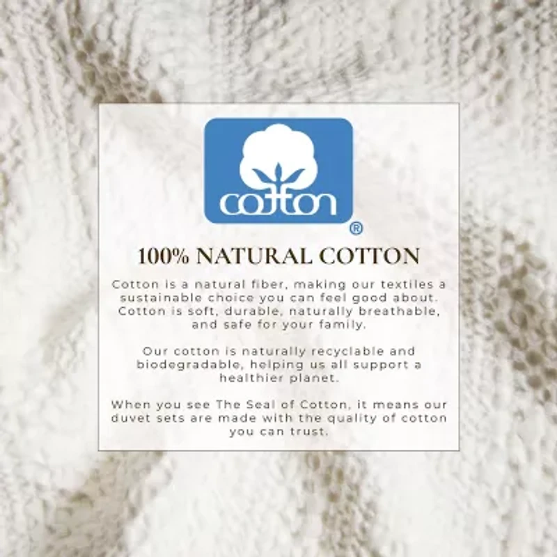 Linery 100% Cotton Waffle Weave Duvet Cover Set Duvet Cover Set