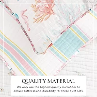 Linery Coastal Reversible Quilt Set