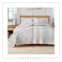 Linery Coastal Reversible Quilt Set