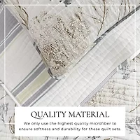 Linery Coastal Reversible Quilt Set