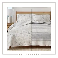 Linery Coastal Reversible Quilt Set