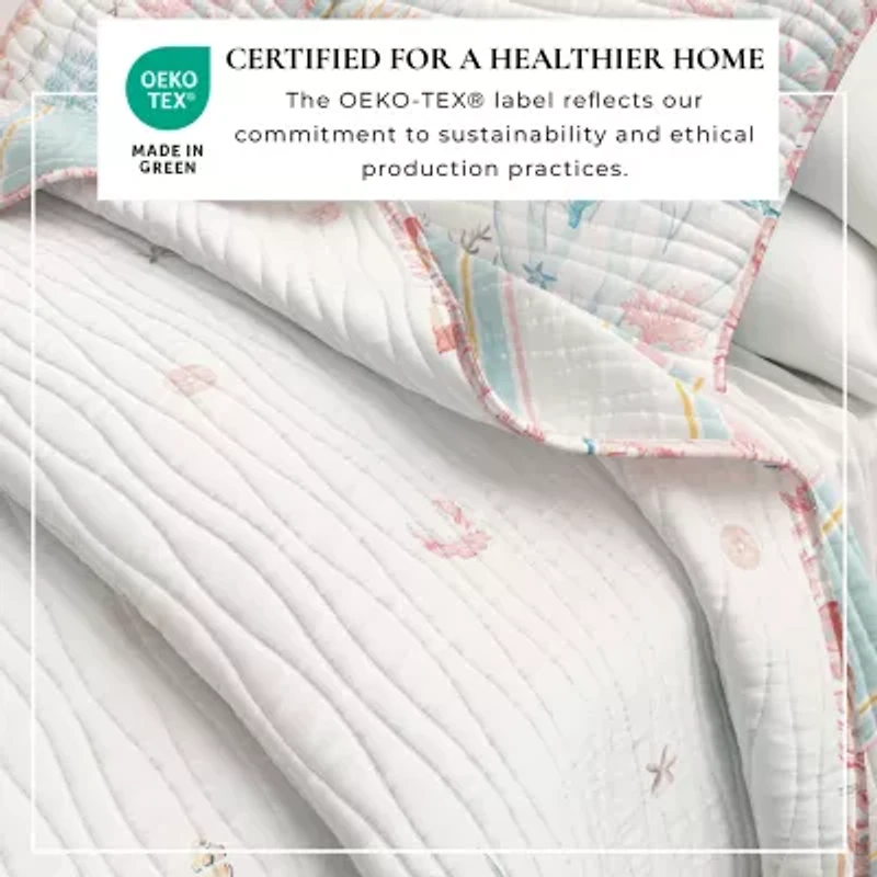 Linery Coastal Reversible Quilt Set