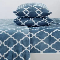 Linery Velvet Plush Fleece Sheet Set Sheet Set