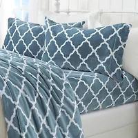 Linery Velvet Plush Fleece Sheet Set Sheet Set