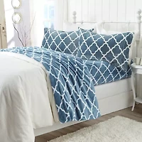 Linery Velvet Plush Fleece Sheet Set Sheet Set
