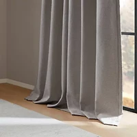 Madison Park Karien Sound Blocking Rod Pocket Back Tab 100% Blackout Set of 2 Curtain Panel