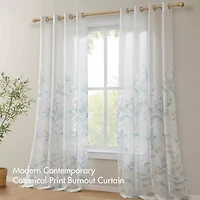 Madison Park Vera Grommet Top Sheer Single Curtain Panel