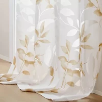 Madison Park Vera Grommet Top Sheer Single Curtain Panel