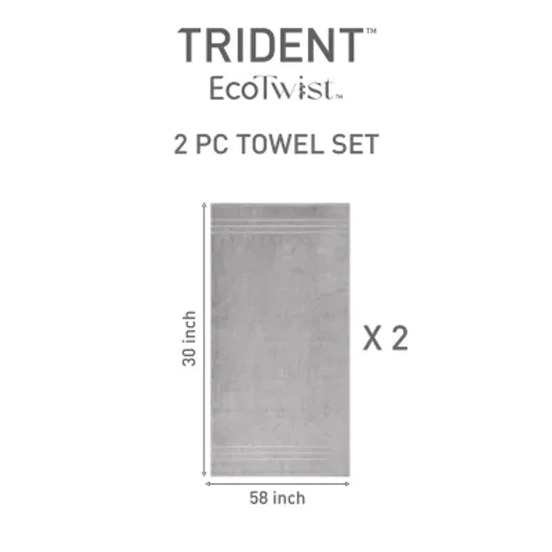 Trident Cotton And Viscose From Bamboo 2-pc. Bath Towel