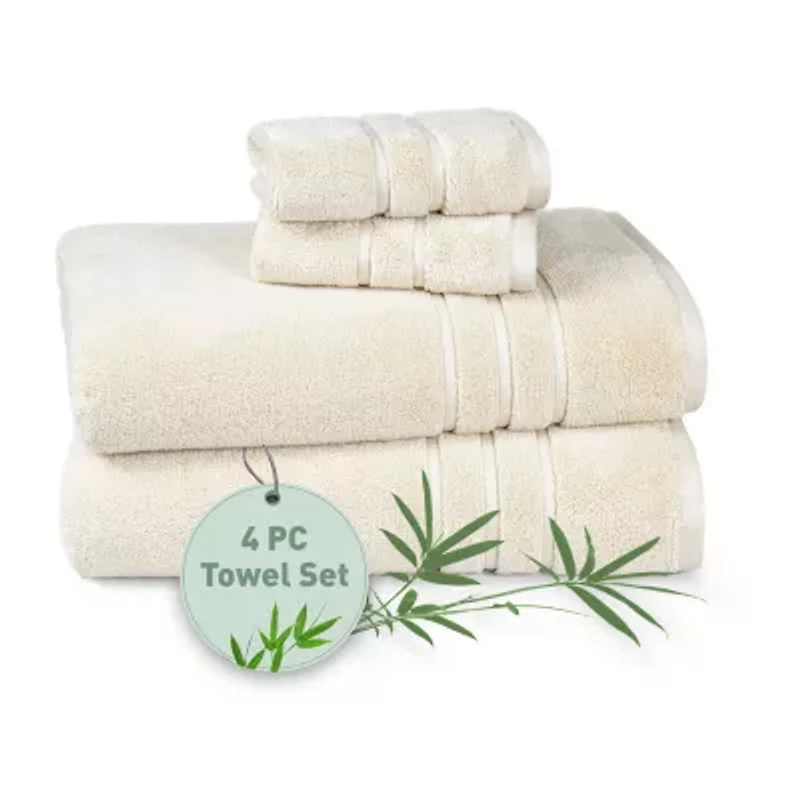 Trident Cotton And Viscose From Bamboo 4-pc. Bath Towel Set