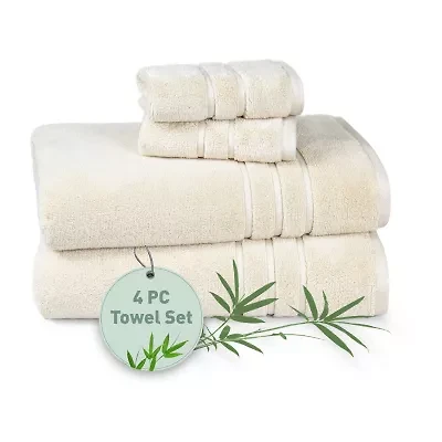 Trident Cotton And Viscose From Bamboo 4-pc. Bath Towel Set