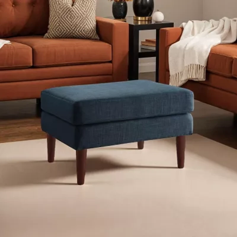 Marlow Mid Century Ottoman