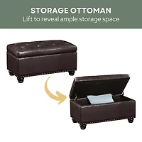 Designs4Comfort 7th Avenue Storage Ottoman